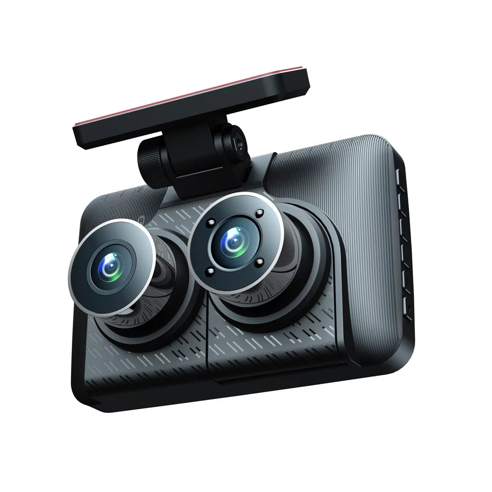 Walmart Triple Channel Dash Cam, Wide Angle Car Camera Recorder, Auto Safety Driving Recorder, 3 Cameras