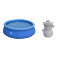 JLeisure 10' x 30" Prompt Set Inflatable Pool w/Clean Plus Filter Pump