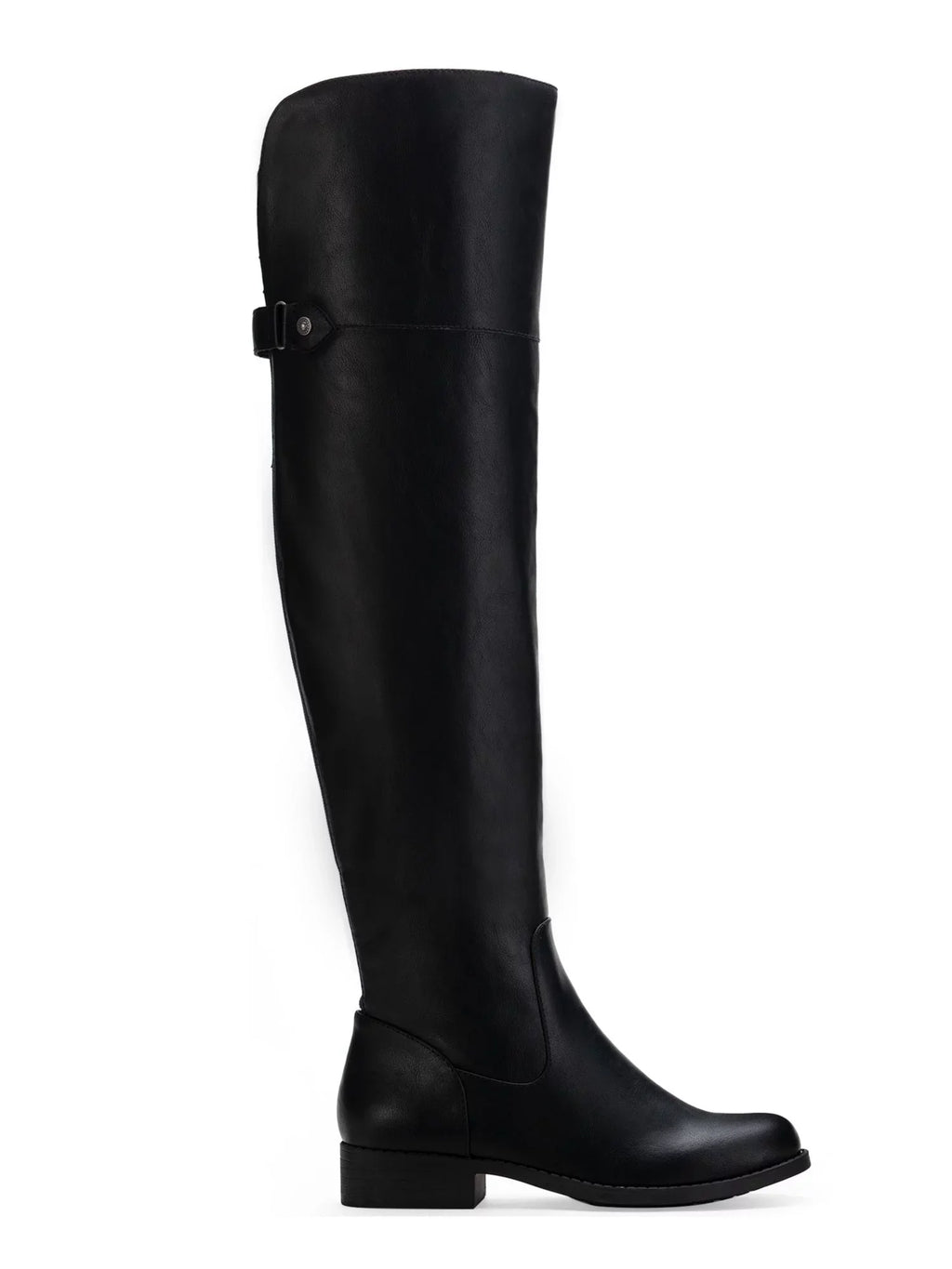 SUN STONE Womens Jet Cushioned Gore Stretch Slip Resistant Allicce Round Toe Block Heel Zip-Up Dress Boots Shoes 11 M