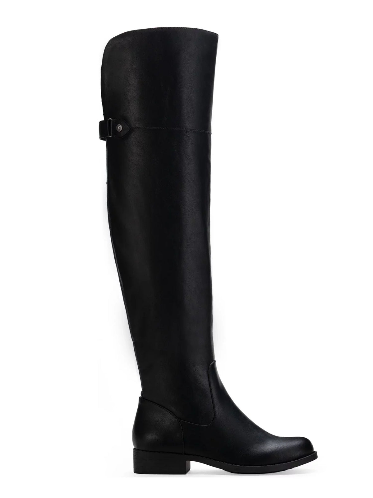 SUN STONE Womens Jet Cushioned Gore Stretch Slip Resistant Allicce Round Toe Block Heel Zip-Up Dress Boots Shoes 11 M