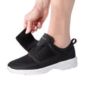 Women’s Mass Easy Walker Wide Shoes for Seniors, 6, Dark
