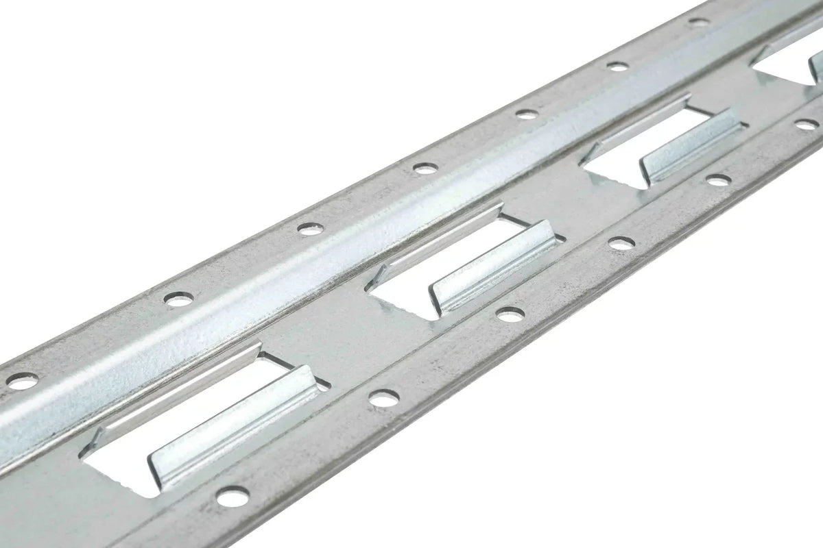 (4 Pack) 5' Vertical E-Track Tie-Down Rail - Made in USA | High Strength Galvanized Steel, Bolt-On Tie Down Rail for Cargo on Pickups, Trucks, Trailers, Vans