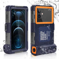 UrbanX Professional [15m/50ft] Swimming Diving Surfing Snorkeling Photo Video Waterproof Protective Case Underwater Housing for Tecno Phantom X And all Phones Up to 6.9 Inch LCD with Lanyard