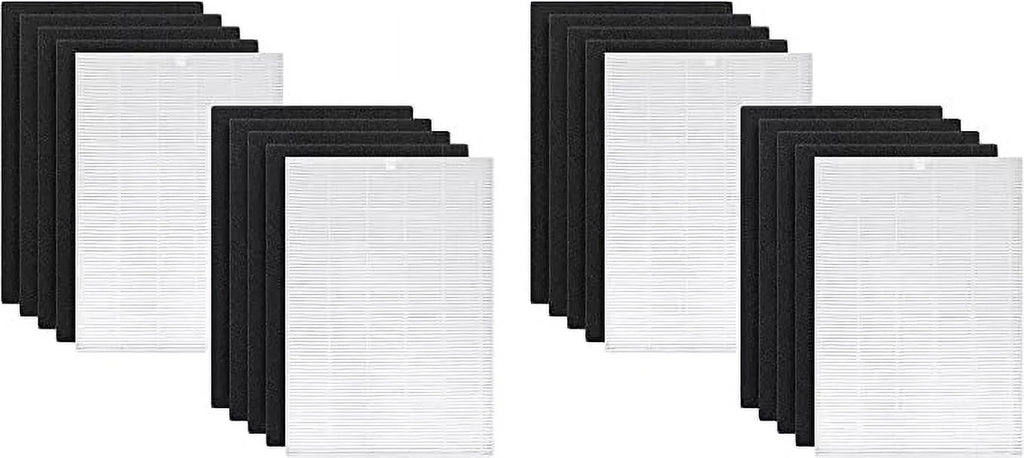 Nispira AP-1216-FP True HEPA Carbon Filter Replacement Compatible with Coway Airmega Air Purifier AP-1216L, 4 Sets