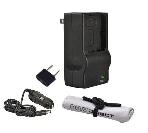 Lumix DMC-FZ45 Off Camera 'ligent' Rapid Charger + Nwv Direct Microfiber Cleaning Cloth.