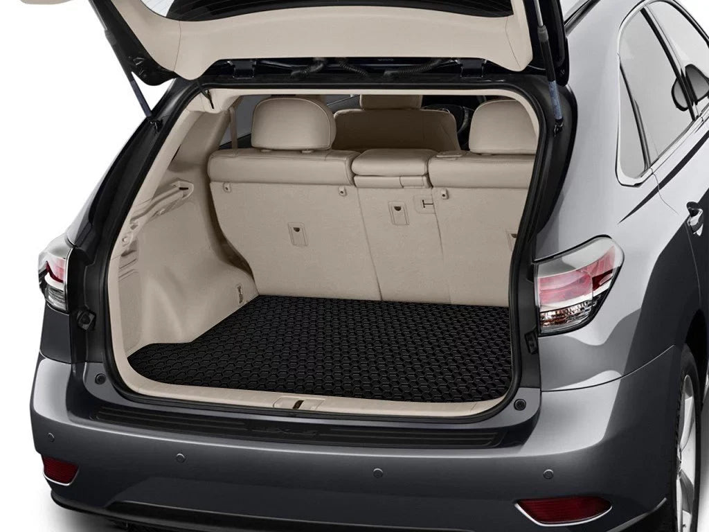 TougRO - Trunk Mat Compatible with HONDA Accord - All Weather Heavy Duty (Made in USA) - Jet Rubber - 2016