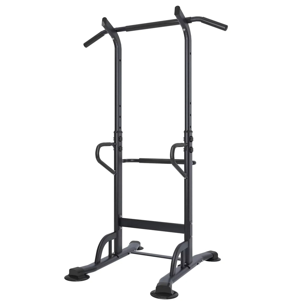 Wellynap Power Tower Pull up Bar, Height Adjustable Strength Training Workout Equipment - Jet