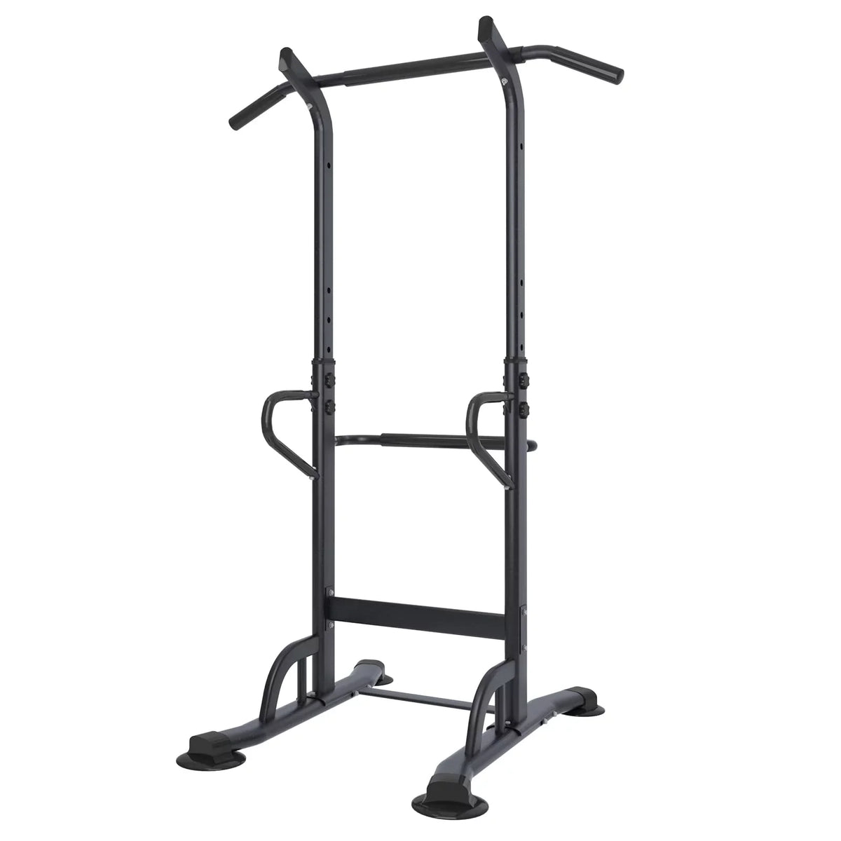 Wellynap Power Tower Pull up Bar, Height Adjustable Strength Training Workout Equipment - Jet