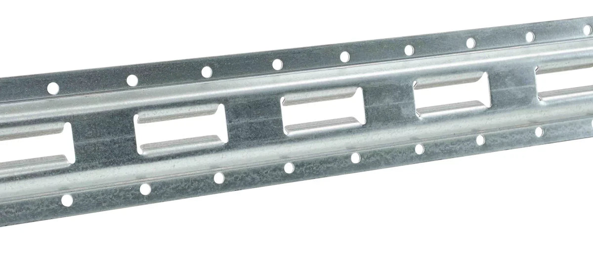(4 Pack) 5' Vertical E-Track Tie-Down Rail - Made in USA | High Strength Galvanized Steel, Bolt-On Tie Down Rail for Cargo on Pickups, Trucks, Trailers, Vans