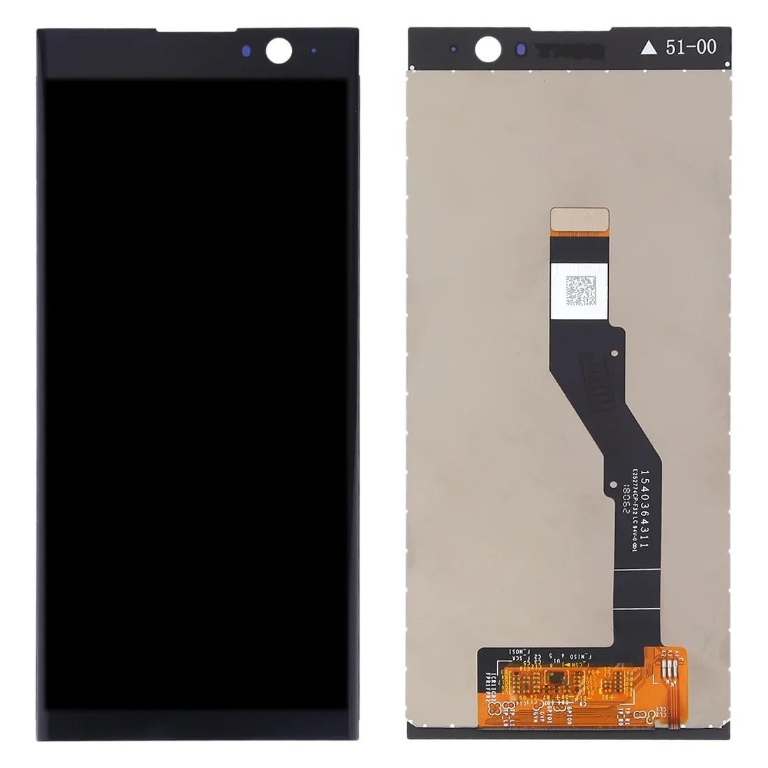 Cellphone Repair Parts OEM LCD Screen for Xperia XA2 Plus with Digitizer Full Ebony