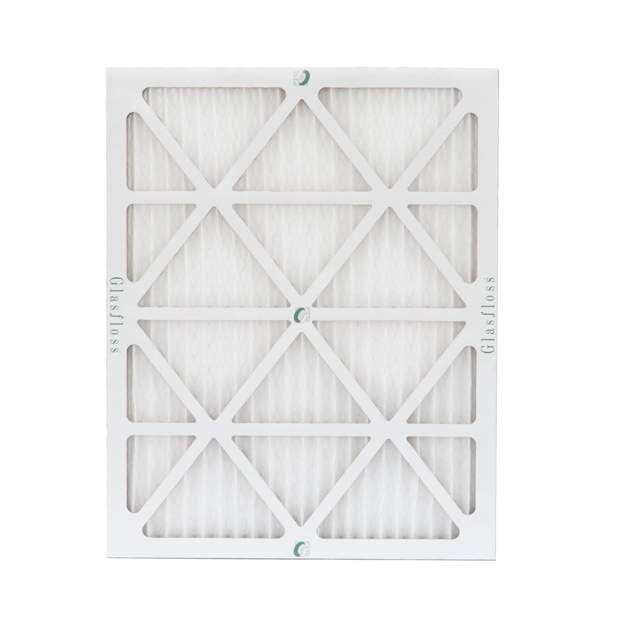 6 Pack of 18x24x1 MERV 10 Pleated Air Filters by Glasfloss. Actual Size: 17-1/2 x 23-1/2 x 7/8