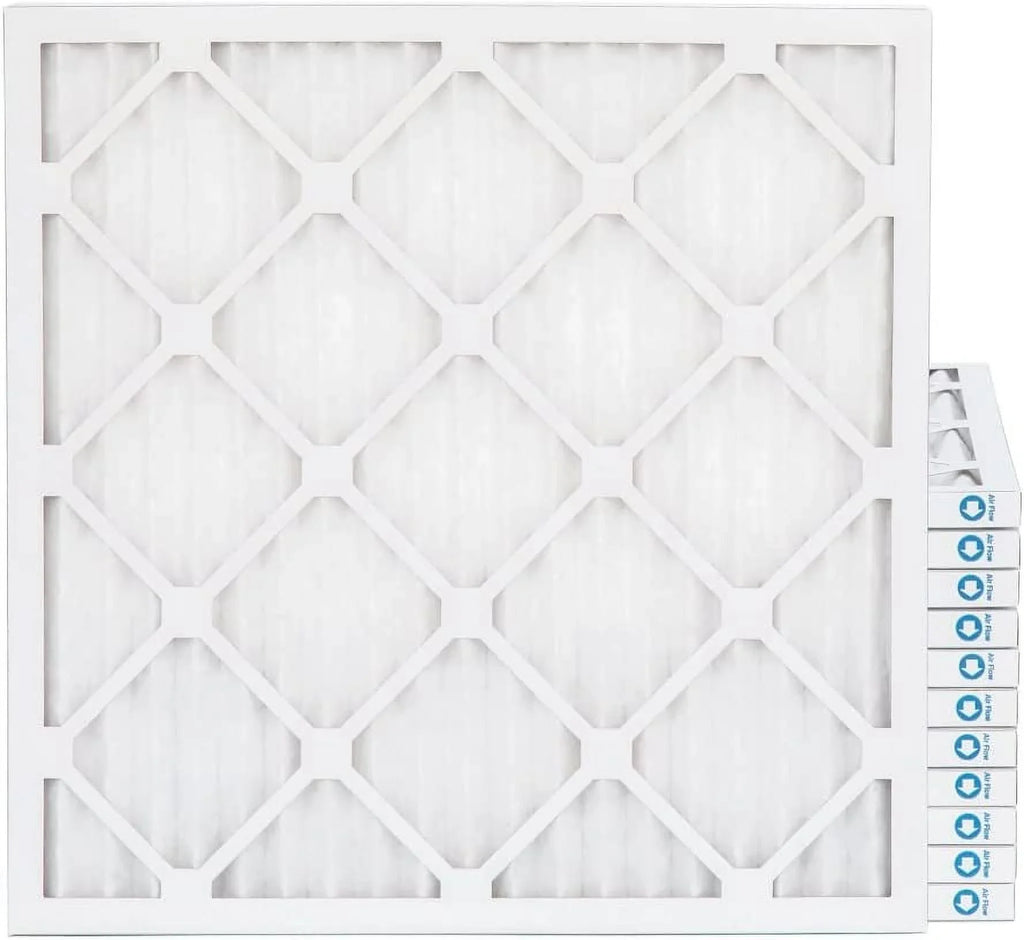 20X22x1 MERV 11, MPR 1000 Pleated Furne 1" Air Filters By Pamlico. Case Of 12. Ext Size: 19-1/2 X 21-3/4 X 3/4