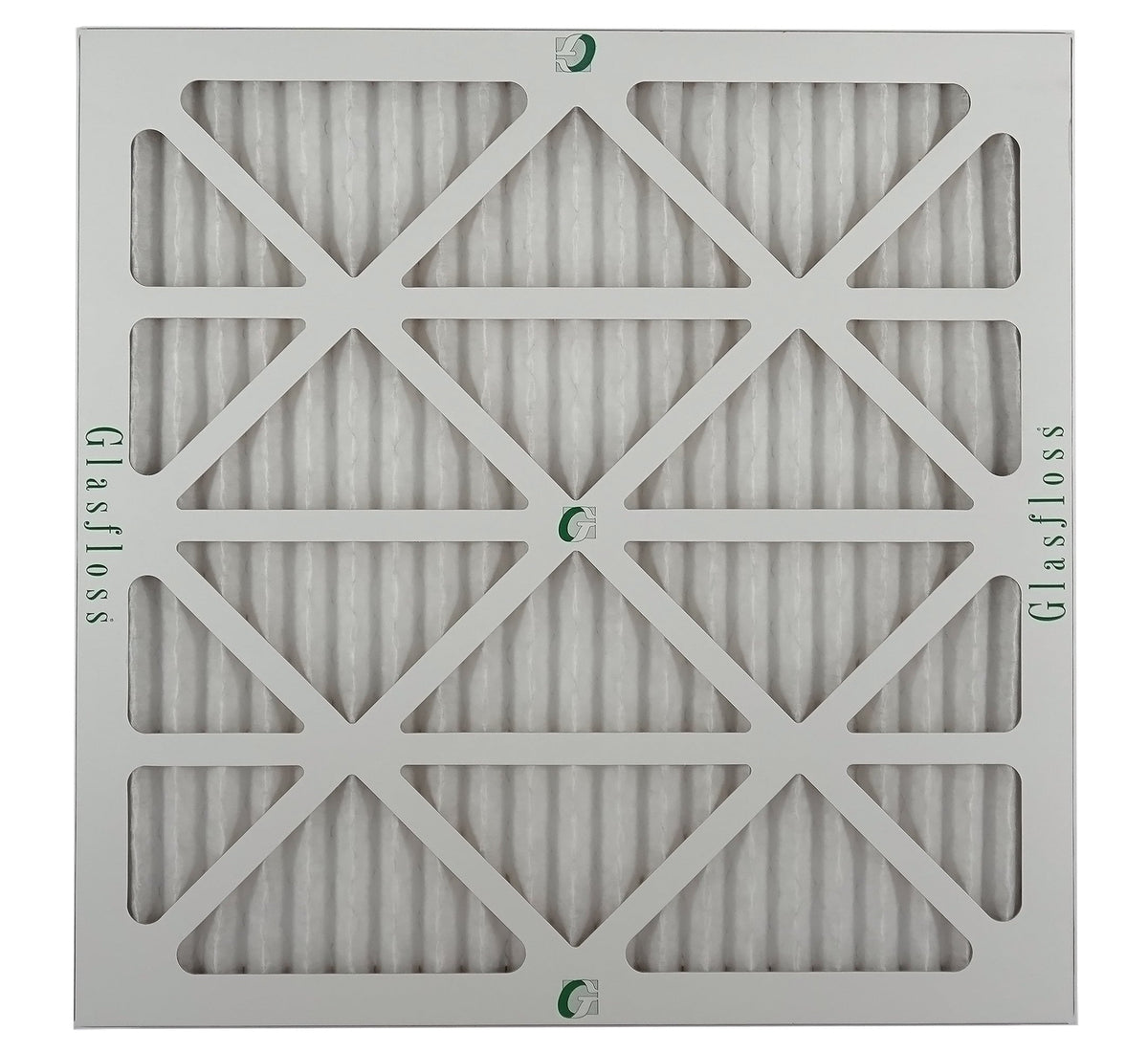 Glasfloss 20x20x1 - MERV 10 Quantity - Furnace Air Filter - Made in USA (Actual Size: 19.5 x 19.5x7/8 inch)