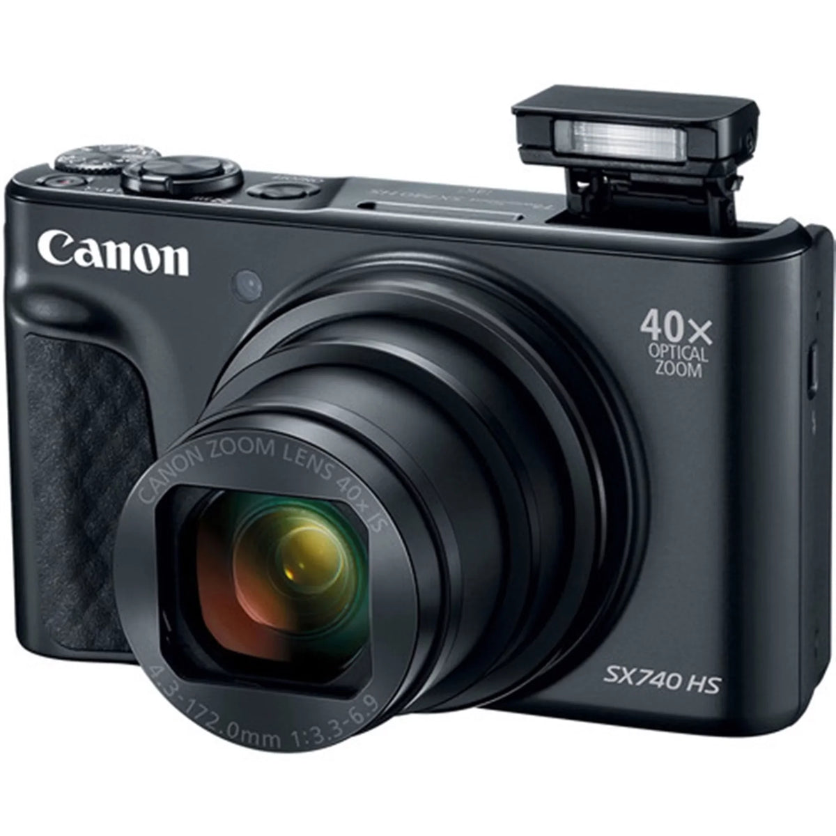 PowerShot SX740 HS 20.3MP Digital Camera Jet with 64GB Memory card