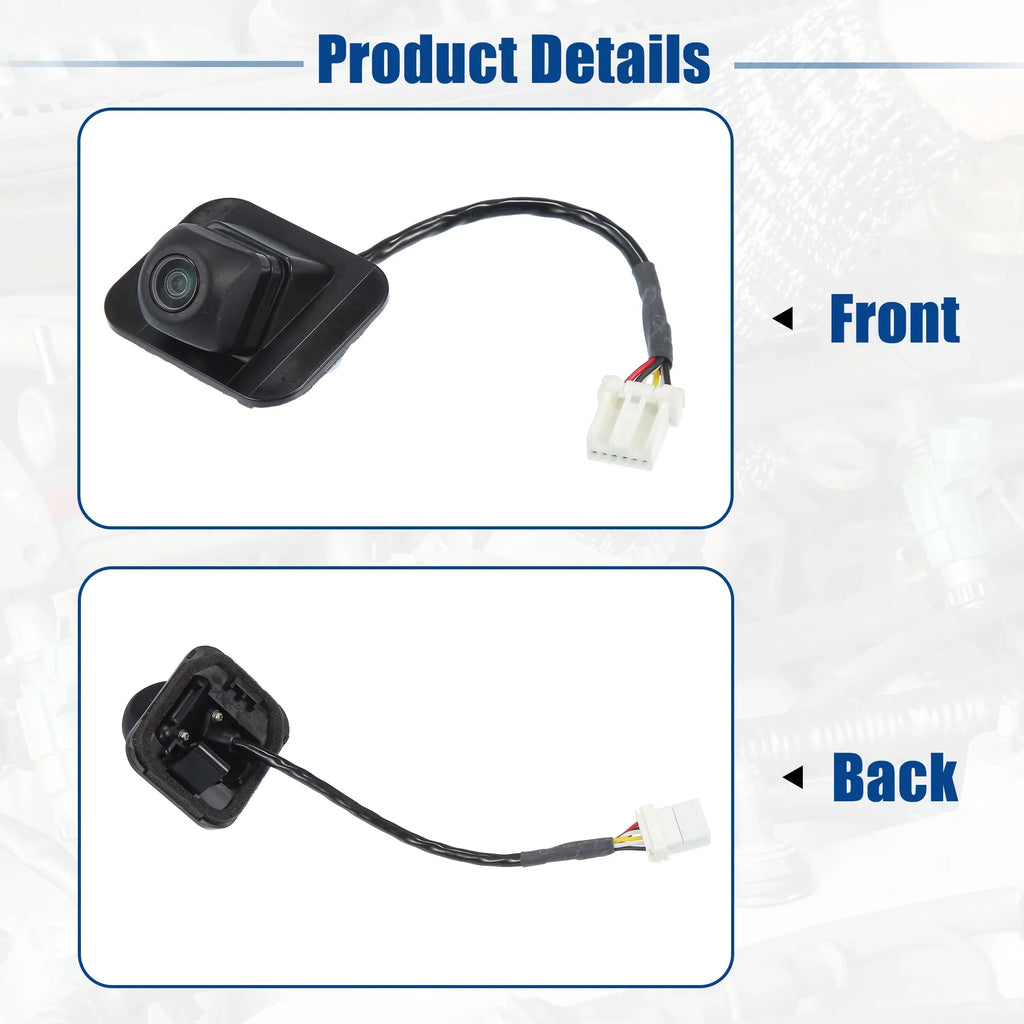 Unique Bargains Rear View Back Up Camera Replacement Fit for Honda Civic 2013 2014 2015 Ebony