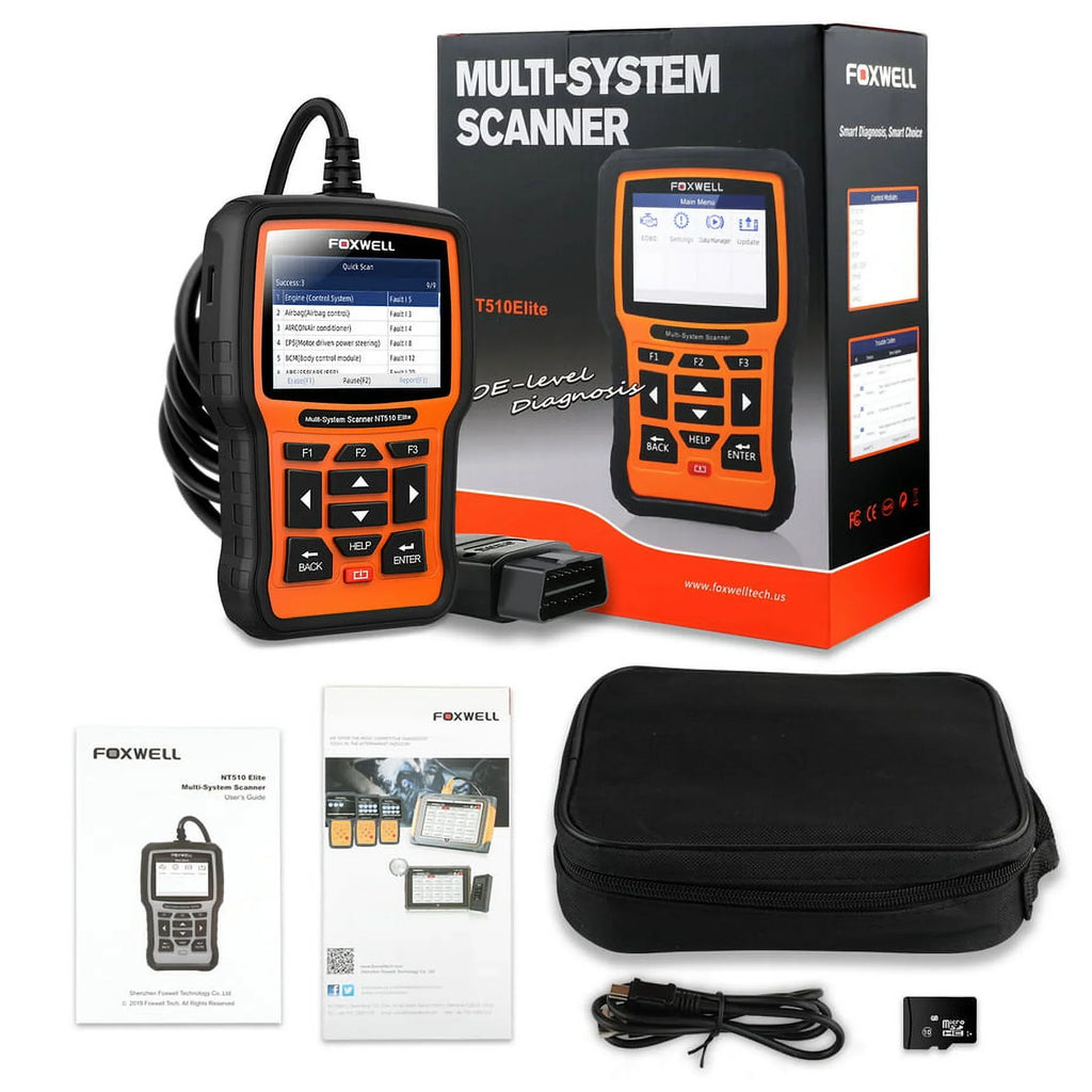 FOXWELL Pofessional All System OBD2 Scanner For Mercedes-benz SAS DPF BRT Multi Reset Bi-Directional Test Auto Car Diagnostic Tool