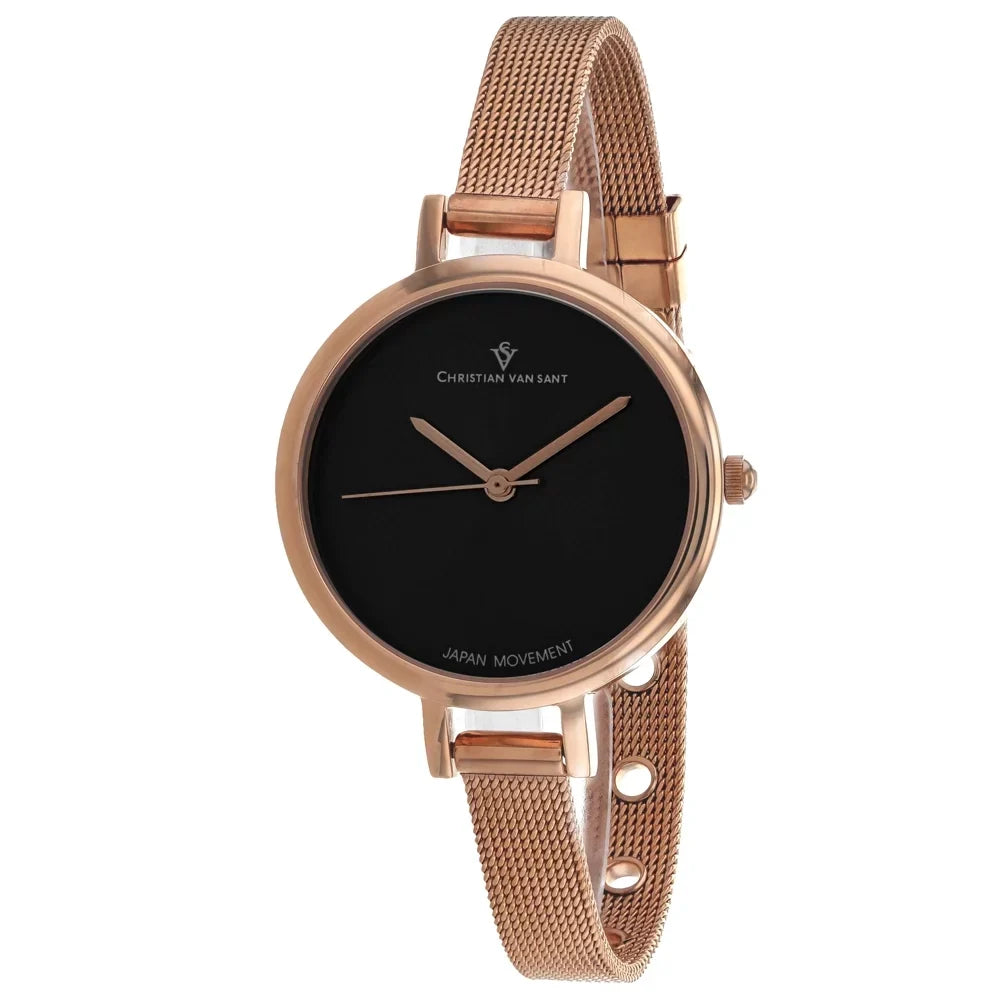 Christian Van Sant Women's Grace Dark Dial Watch - CV0287