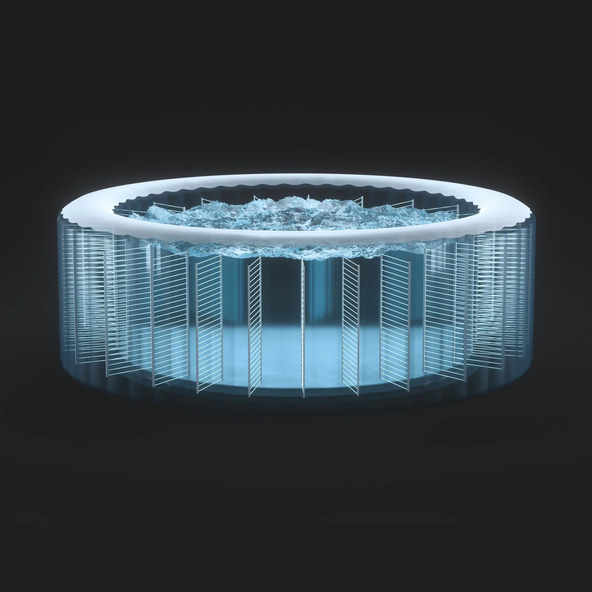 Intex PureSpa Plus Inflatable Bubble Jet Spa & Replacement Filters (8 Pack)