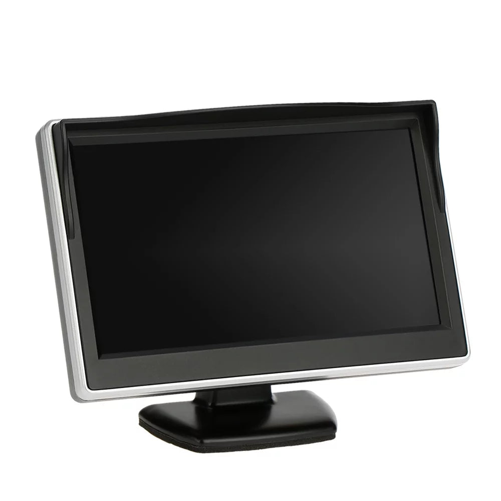 Car Rear View Backup System - 5 Inch TFT LCD Display Monitor with Parking Camera for Safe Reverse and Parking Assistance