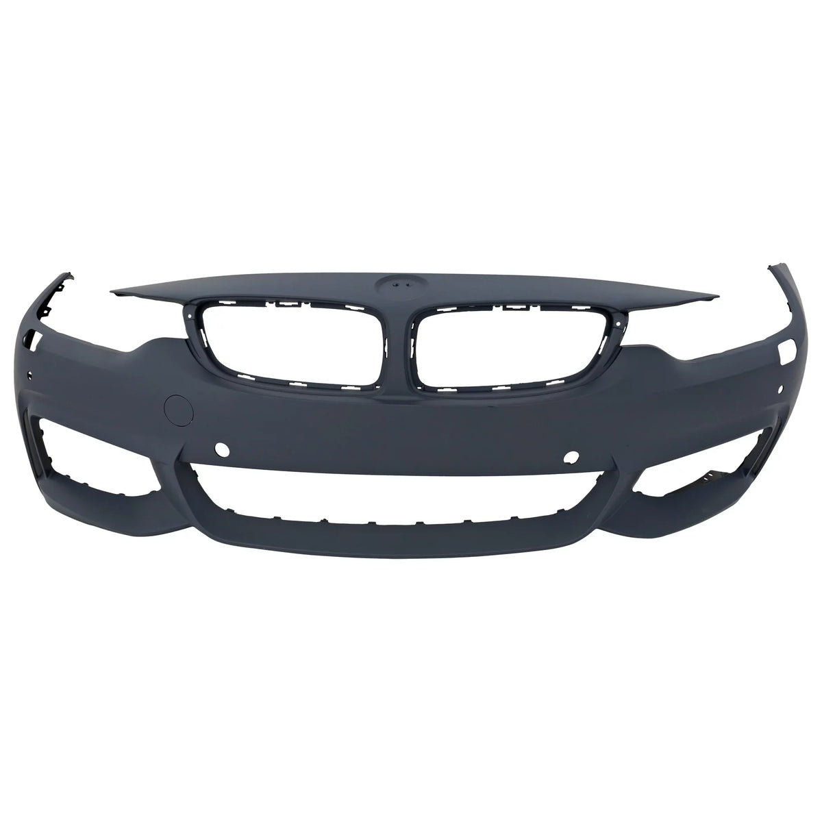 Front BUMPER COVER Compatible For 4-SERIES 2014-2018 Primed with M Sport Line with HLW PDC Sensor Holes/Cam Conv/Coupe/HB- CAPA