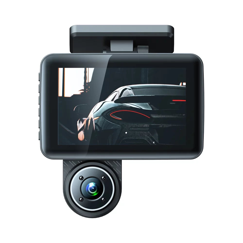 Walmart Triple Channel Dash Cam, Wide Angle Car Camera Recorder, Auto Safety Driving Recorder, 3 Cameras