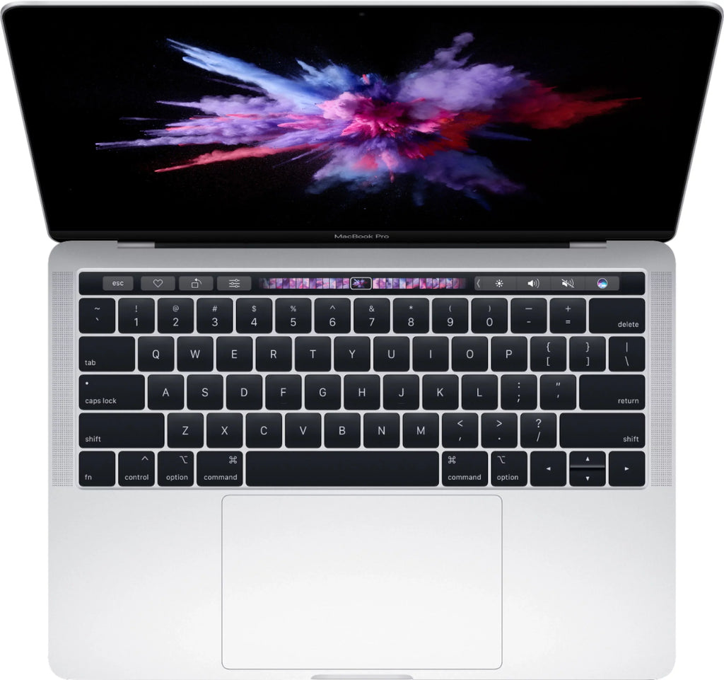 MacBook Pro 13-inch (i5 1.4GHz, 128GB SSD) (Mid 2019, MUHQ2LL/A) - Silver Bundle with Jet Zipper Sleeve + Laptop Starter Kit + Cleaning Kit (Refurbished)