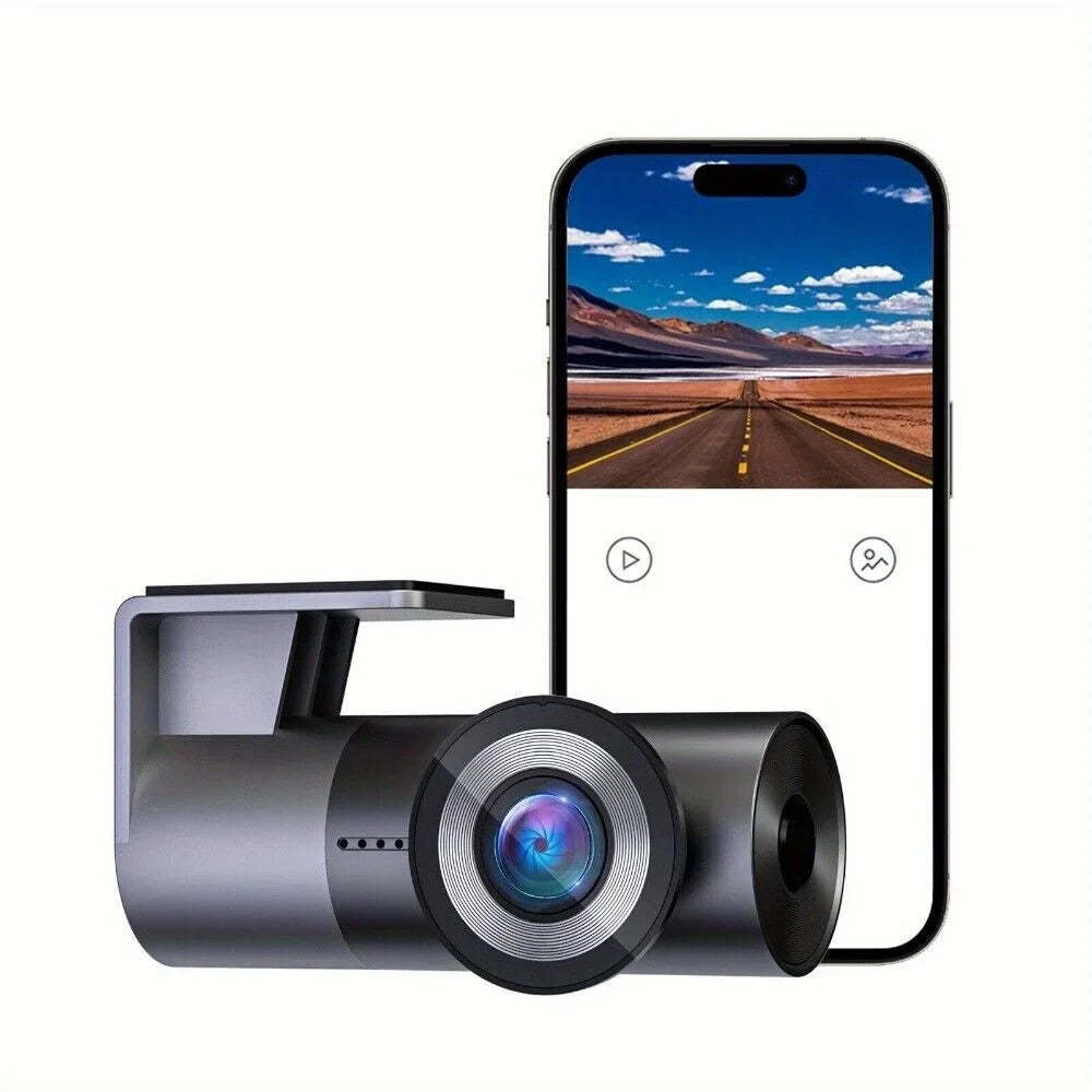 VVCAR A1-2K Smart Dash Cam 2K 1440P Built-in WiFi Car Camera APP Control Loop Recording G-Sensor Night Vision Support 128G MAX