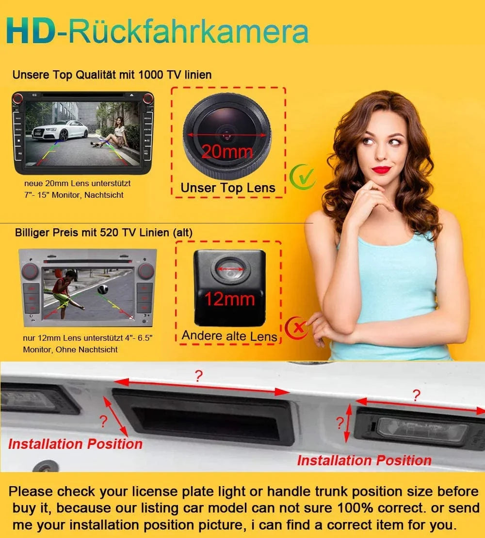 HDMEU Car Rear View Reversing Backup Camera for Holden Cost Holden Commodore MonaroVX Ute VY SS VZ