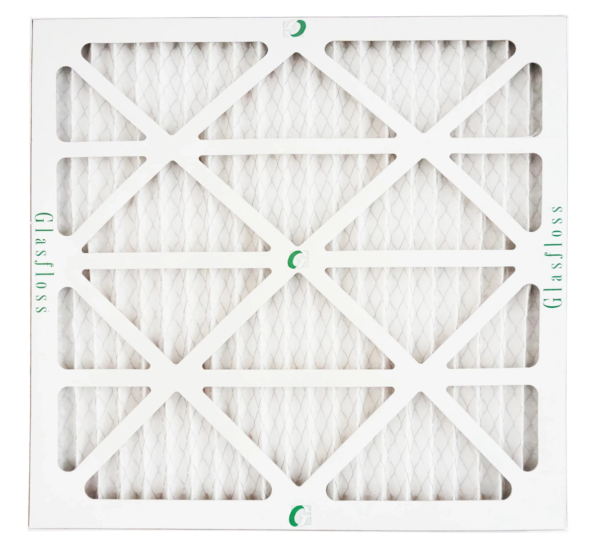 Glasfloss Air Filter 14x14x2 - 2" MERV 10 - (Pack of 12) - Pleated AC or HVAC Air Filter - Furnace Air Filter - Home or Office - Made In The USA.