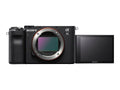 a7C ILCE-7C - Digital camera - mirrorless - 24.2 MP - Full Frame - 4K / 30 fps - body only - Wireless LAN, NFC, Bluetooth - Ebony