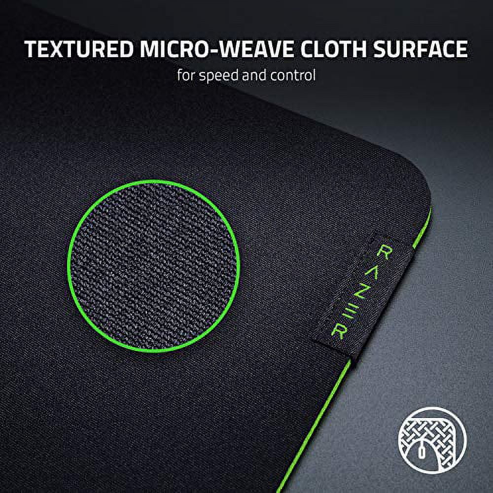 Razer Gigantus v2 Cloth Gaming Mouse Pad (Medium): Thick, High-Density Foam - Non-Slip Base - Classic Dark