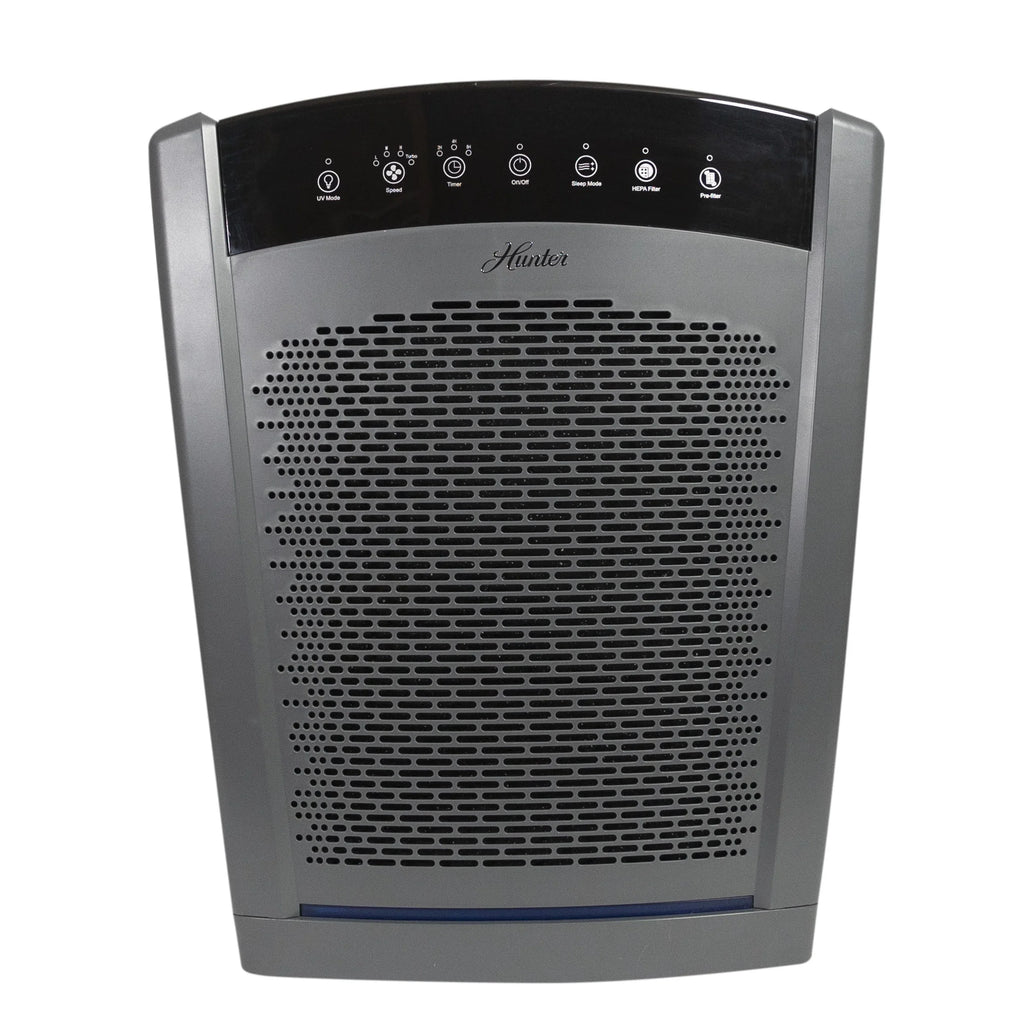 Hunter 850UV Large Multi-Room Air Purifier with UVC Germicidal Light, Graphite