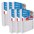 20x20x4 Air Filter MERV 11 Comparable to MPR 1000, MPR 1200 & FPR 7 Compatible with White Rodgers FR1600M-111 Premium USA Made 20x20x4 Furnace Filter 6 Pack MERV 11 by AIRX FILTERS WICKED CLEAN AIR.