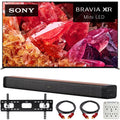 XR75X95K 75" BRAVIA XR X95K 4K HDR Mini LED TV with smart TV (2022 Model) Bundle with Deco Home 60W 2.0 Channel Soundbar, 37"-100" TV Wall Mount Bracket Bundle and 6-Outlet Surge Adapter
