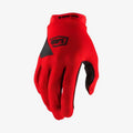 100 Percent Ridecamp Youth Gloves, Red - Medium