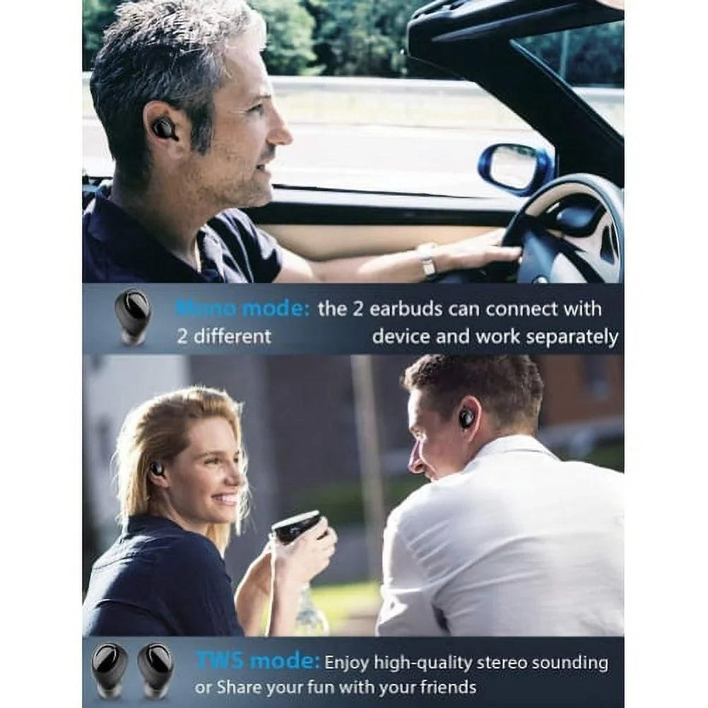 Earbuds Wireless TWS Headphones Earphones True Wireless Stereo Headset J9X for Galaxy TabPRO 8.4 Tab 3 8.0 7.0 4 10.1 SM-T530 2 10.1, S5 Active, S10 5G On5 Note 9 8 5 NotePRO 12.2 4 3