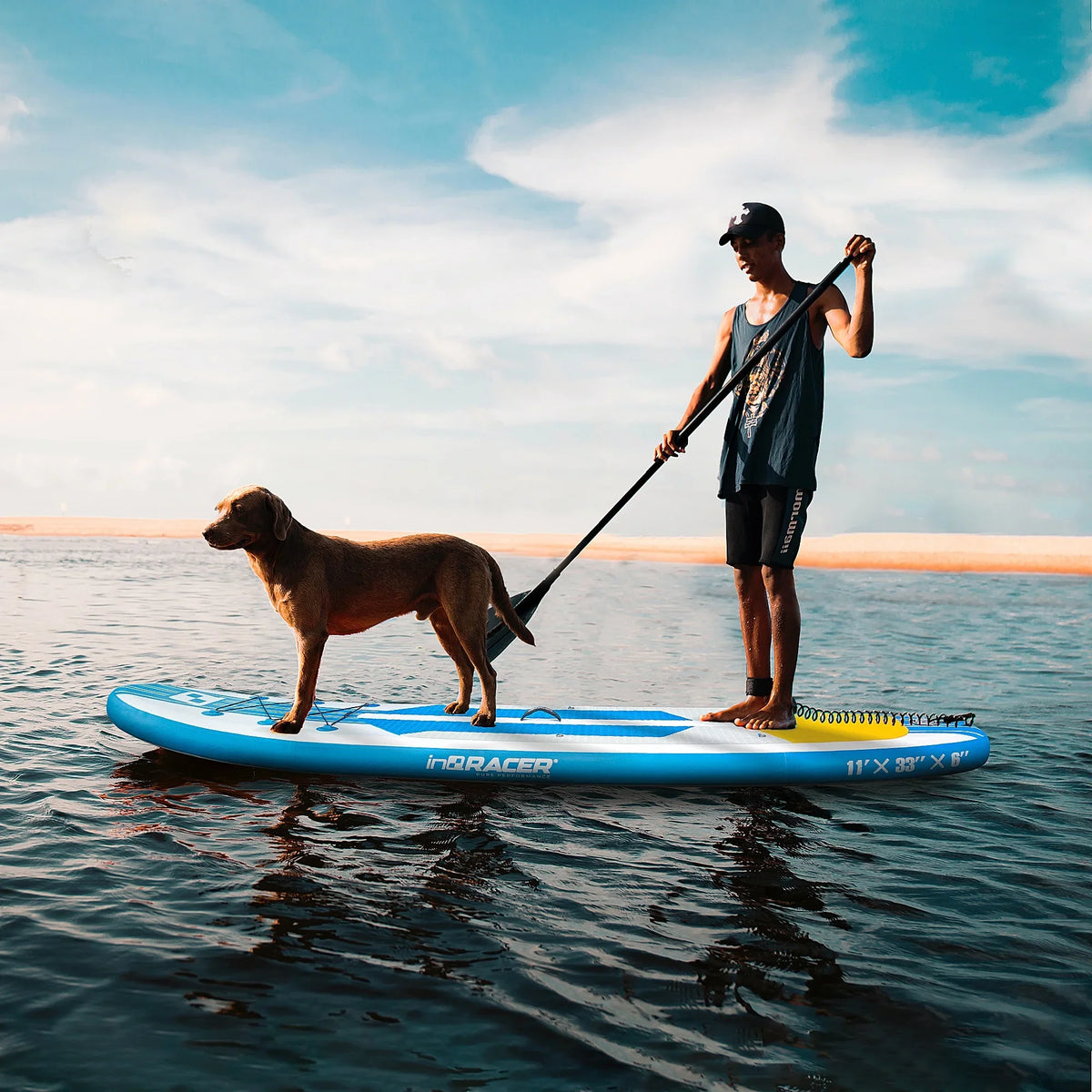 inQracer Inflatable Stand Up Paddle Board - 11ft x 33in x 6in - 29.7 - Discover ultimate balance and convenience with our premium SUP board and accessory kit!