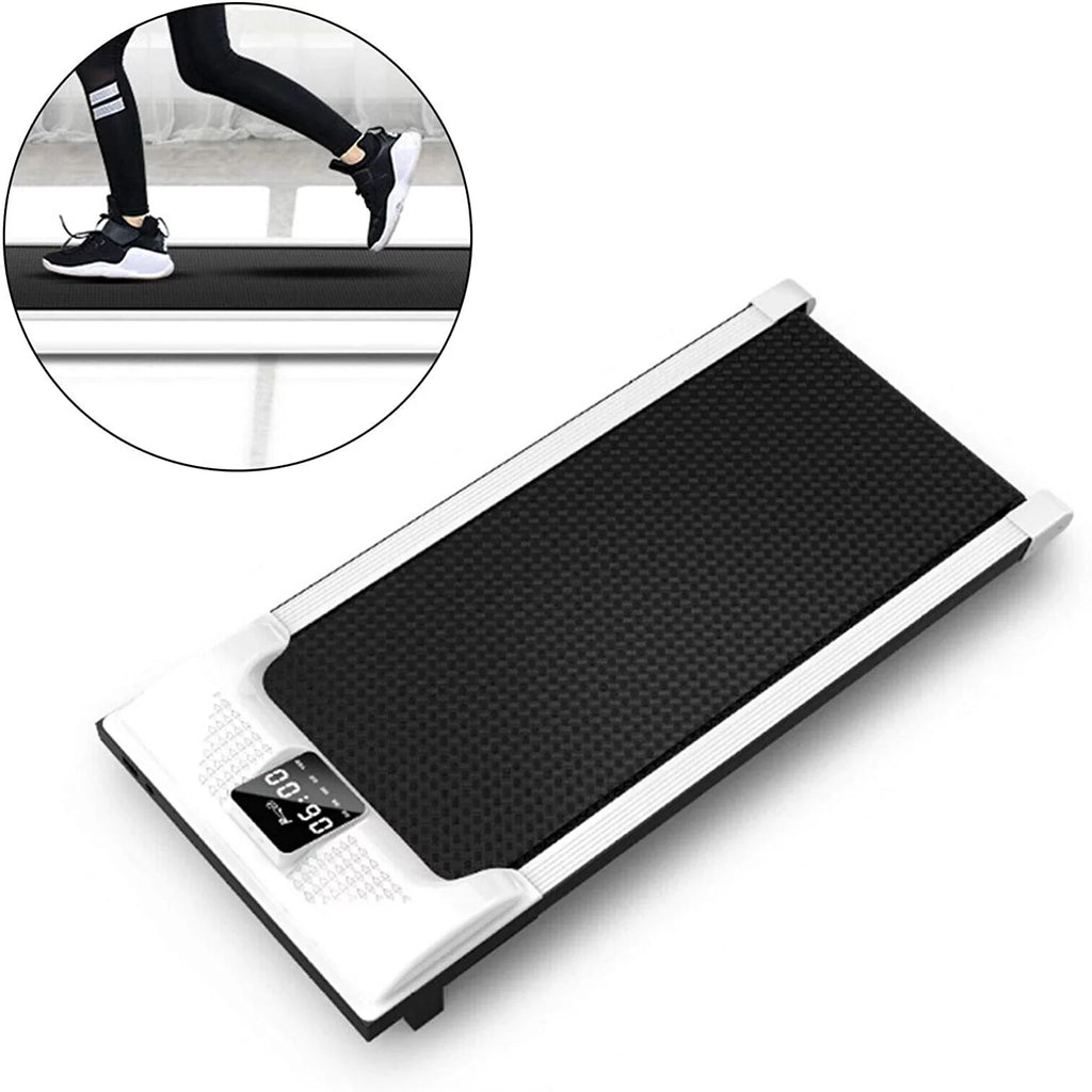 Loyalheartdy Portable LED Electric Treadmill 0.65 Under Desk Walking Pad Jogging Running Machine 1-6km/H with LED Display for Home Office