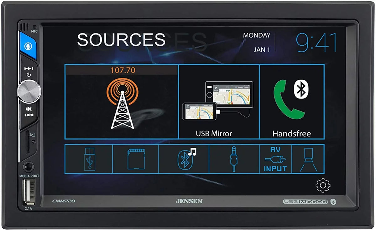 FITS SCION AM/FM USB/BLUETOOTH TOUCHSCREEN CAR RADIO STEREO PKG. INCLUDES VEHICLE SPECIFIC INSTALLATION HARDWARE INCLUDING DASH KIT, WIRE HARNESS, AND ANTENNA ADAPTER WHEN REQIRED.