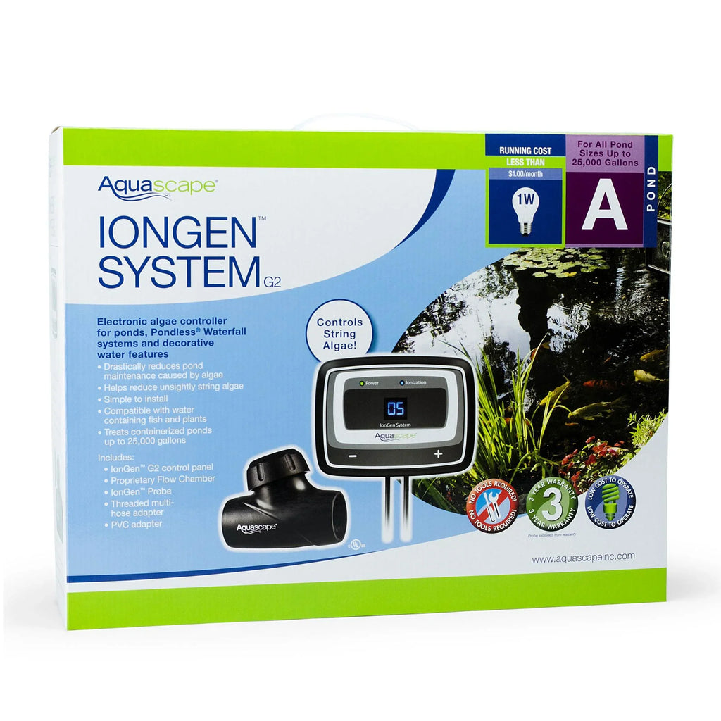 Aquascape 95027 IonGen G2 Natural Chemical Free Auto Pond Aae Control System