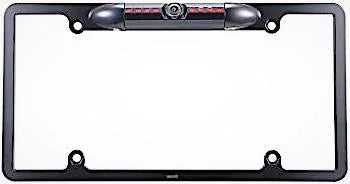 US Car License Plate Frame Backup Rear View Camera Night Vision Parking 8IR Dark