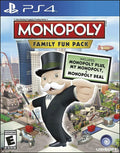 Monopoly Family Fun Pack - Playstation 4 [PS4, Board Game, Monopoly] NEW